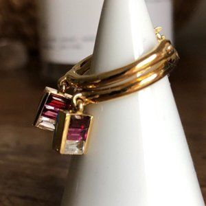 Hoop Earrings Baguette - Minette